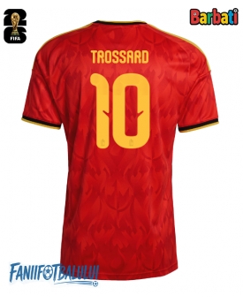 Belgia Leandro Trossard #10 Tricou Fotbal Replică Mondial 2026 Barbati Acasa